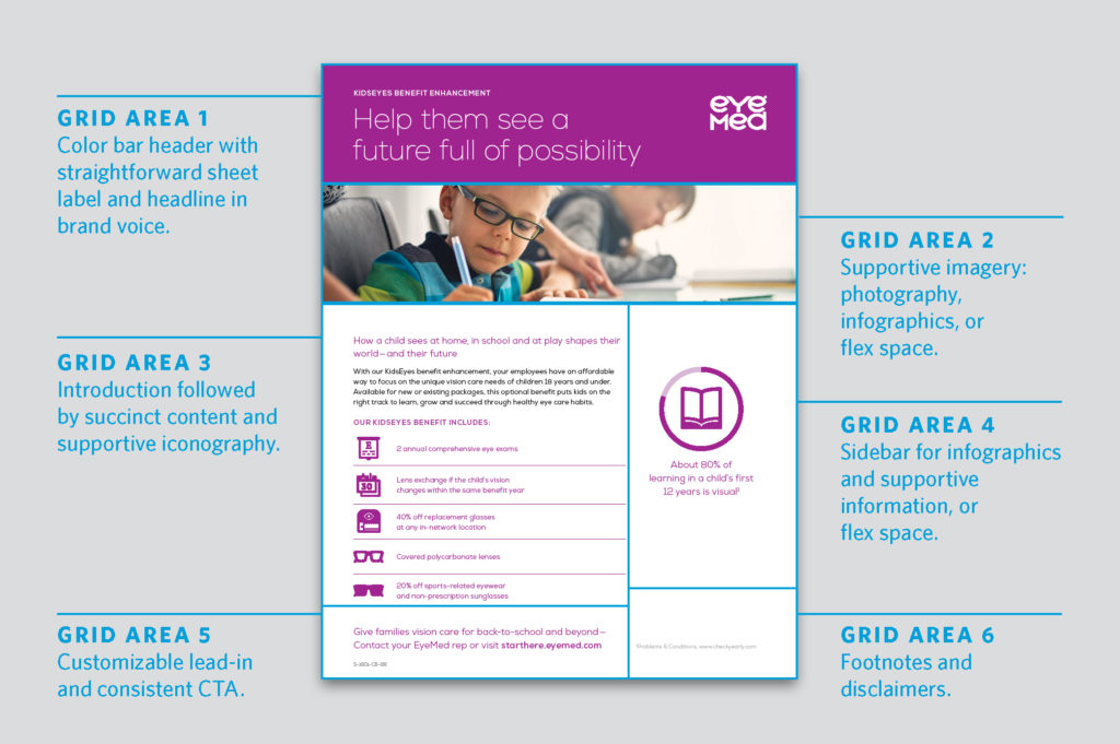 EyeMed B2B Collateral System Madison Design Group