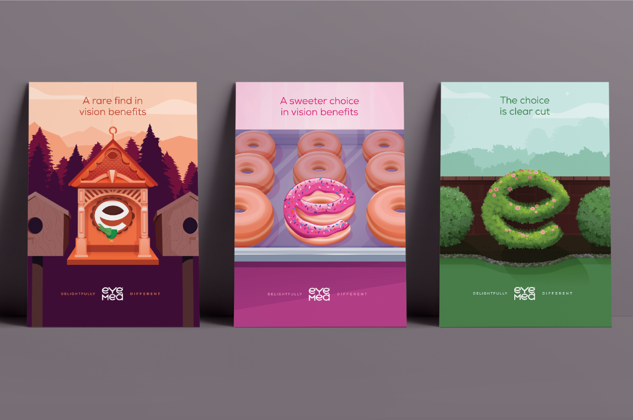 EyeMed Delightfully Different B2B Campaign Madison Design Group